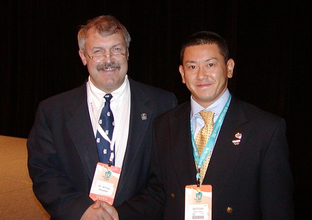 前NSCA会長 Dr.William Kraemer,Ph.D. 【Sports Scientist Award in 1992 and the NSCA's highest award】