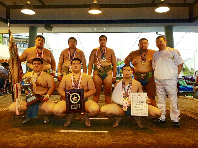 H26年度　関東高校相撲選手権大会 団体優勝V19